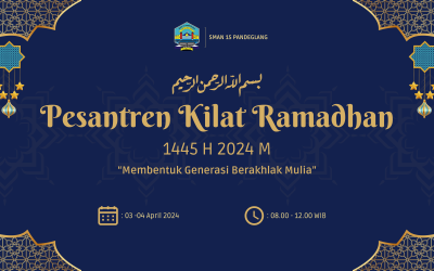 Pesantren Kilat Ramadhan 1445 H / 2024 M di SMAN 15 Pandeglang